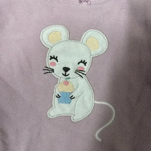 Carter’s Fleece PJ Sleep Top 4/4T - Picture 2 of 6